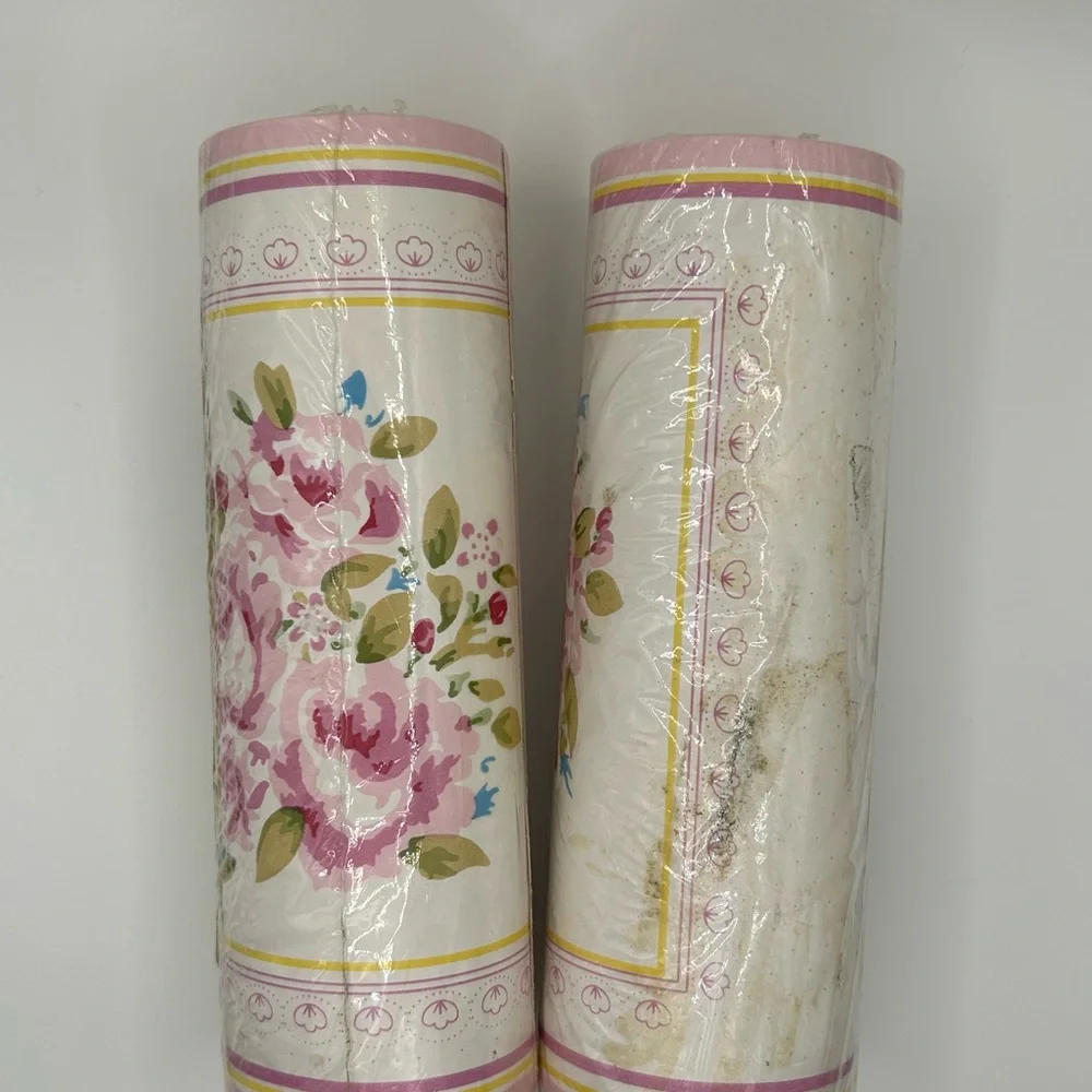 Floral Pink Rose Table Runner Set - Pink, Green, Blue
